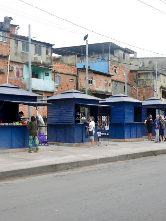 Novos quiosques foram entregues em Rio das Pedras