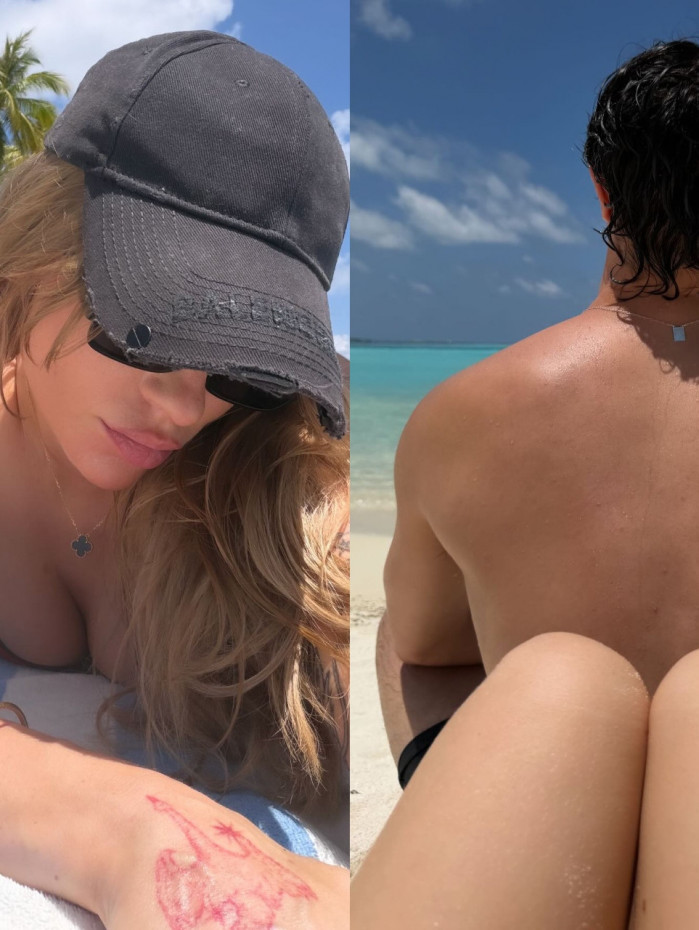 Lu&iacute;sa Sonza aproveita viagem rom&acirc;ntica com namorado em resort de luxo nas Maldivas
