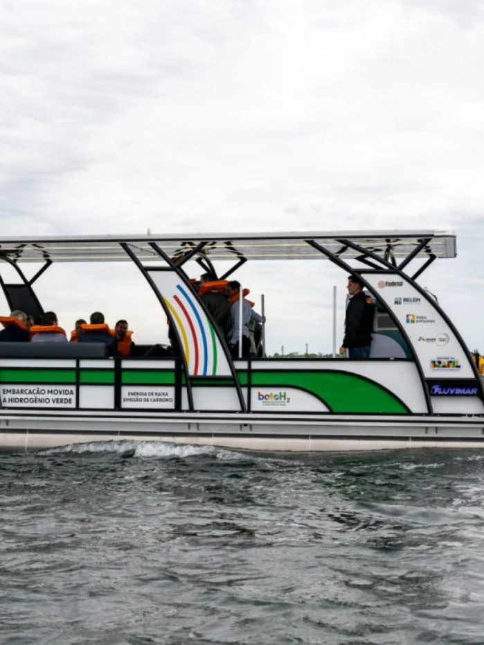 Barco 100% movido a hidrog&ecirc;nio verde