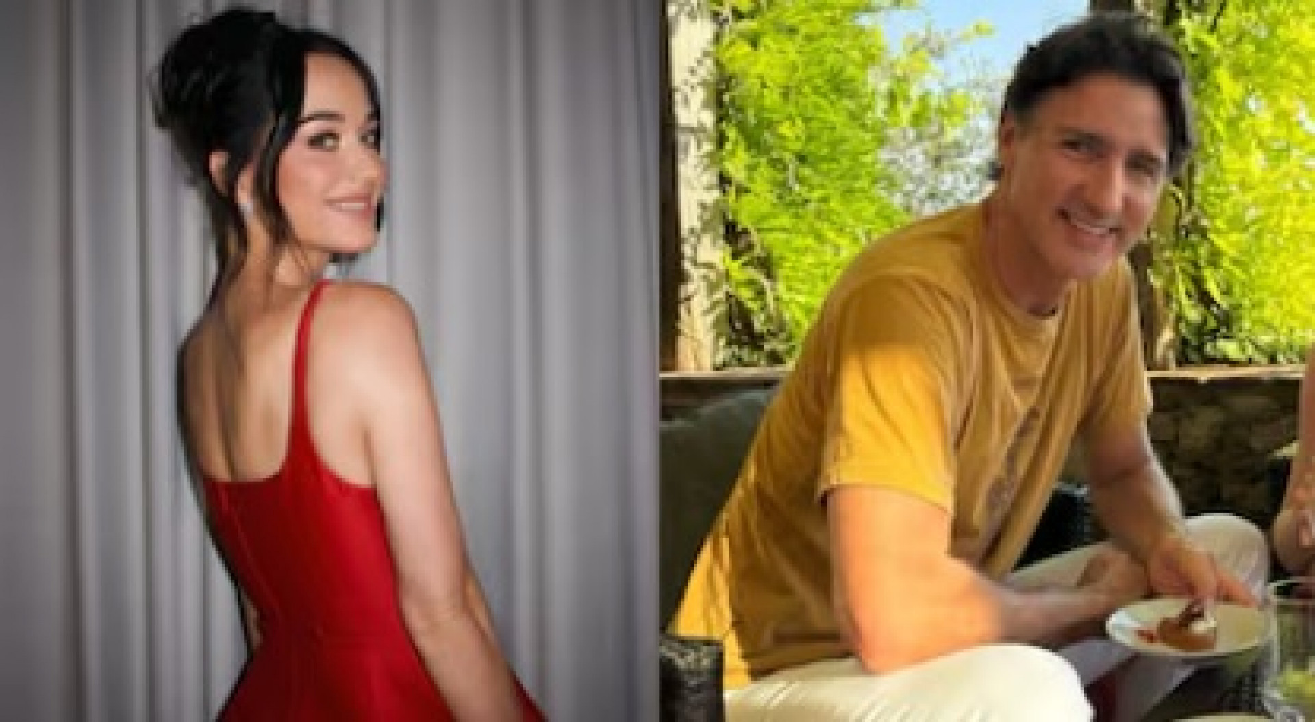 Katy Perry é flagrada aos beijos com Justin Trudeau