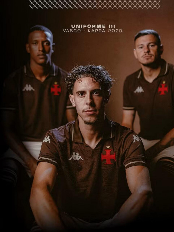 Vasco divulga novo terceiro uniforme para sequ&ecirc;ncia da temporada