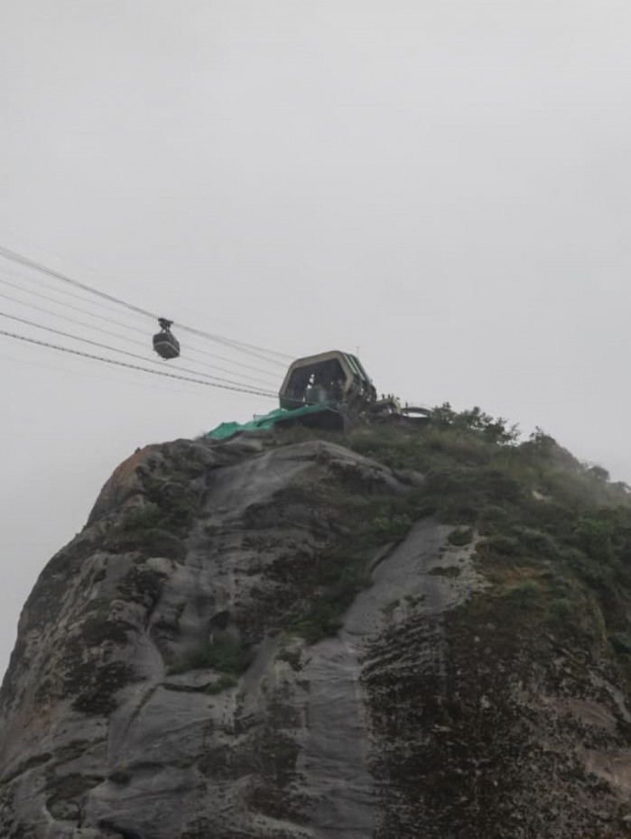Rio tem domingo de c&eacute;u nublado a encoberto