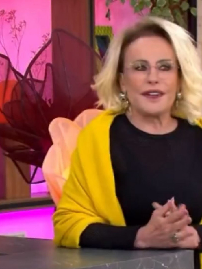 Ana Maria Braga sai às pressas do programa ao vivo \'Mais Você\', da TV Globo, após sentir dor de barriga