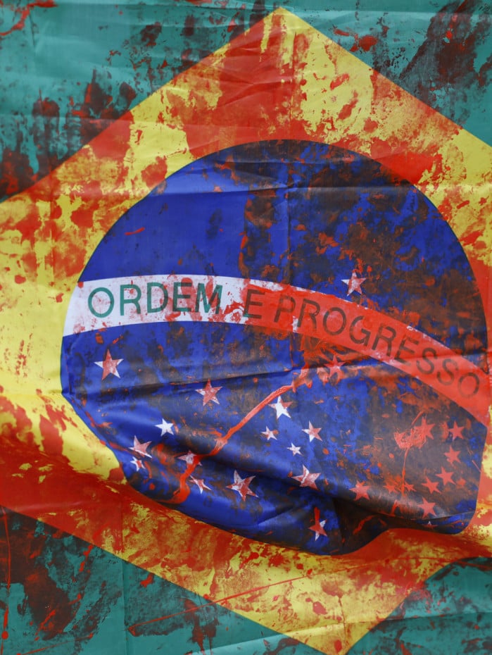 Rio de Janeiro (RJ), 29/10/2025 - Protesto contra a operação policial que deixou mais de 120 pessoas mortas no Complexo da Penha, em frente ao Palácio Guanabara, sede do governo do Estado.
Foto: Fernando Frazão/Agência Brasil