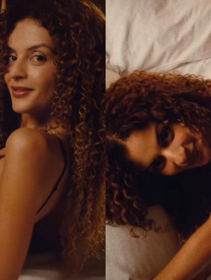 Gabriela Loran, de 'Três Graças', posa de lingerie