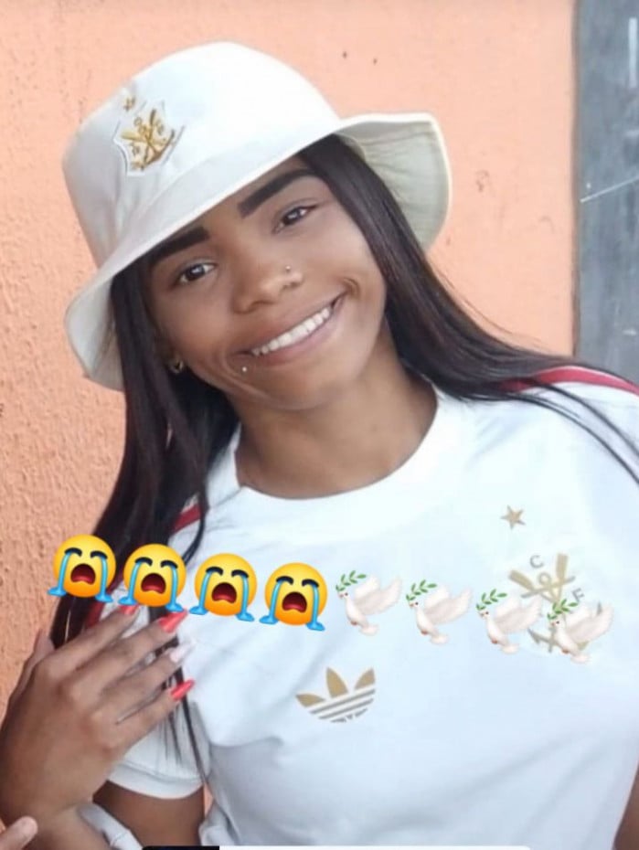 Andrielli Malaquias Messias, 17, e o suspeito tiveram um relacionamento de cerca de um ano