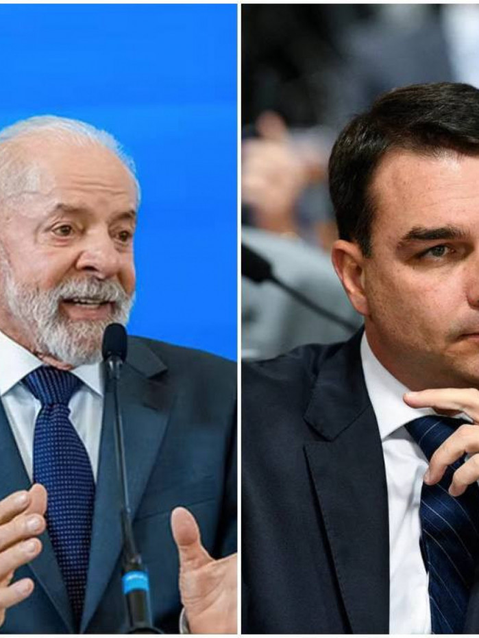Em cen&aacute;rio de 1&ordm; turno, Lula tem 38% e Fl&aacute;vio Bolsonaro tem 35%, em empate t&eacute;cnico