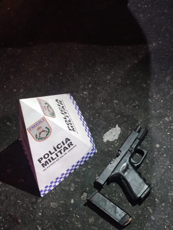 Uma arma de fogo foi apreendida na a&ccedil;&atilde;o 