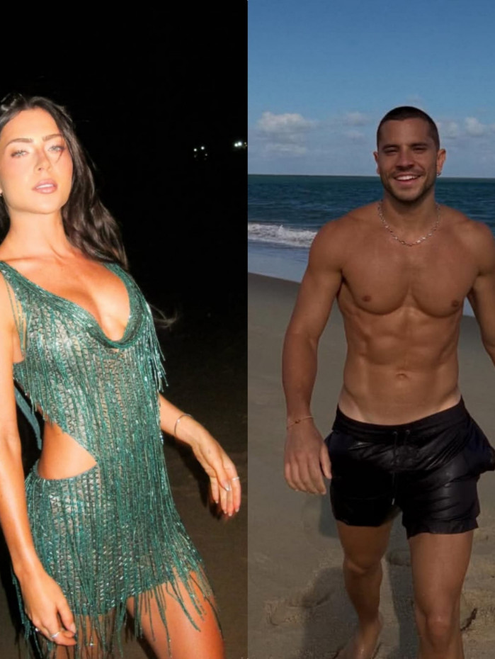 Jade Picon e Andr&eacute; Lamoglia