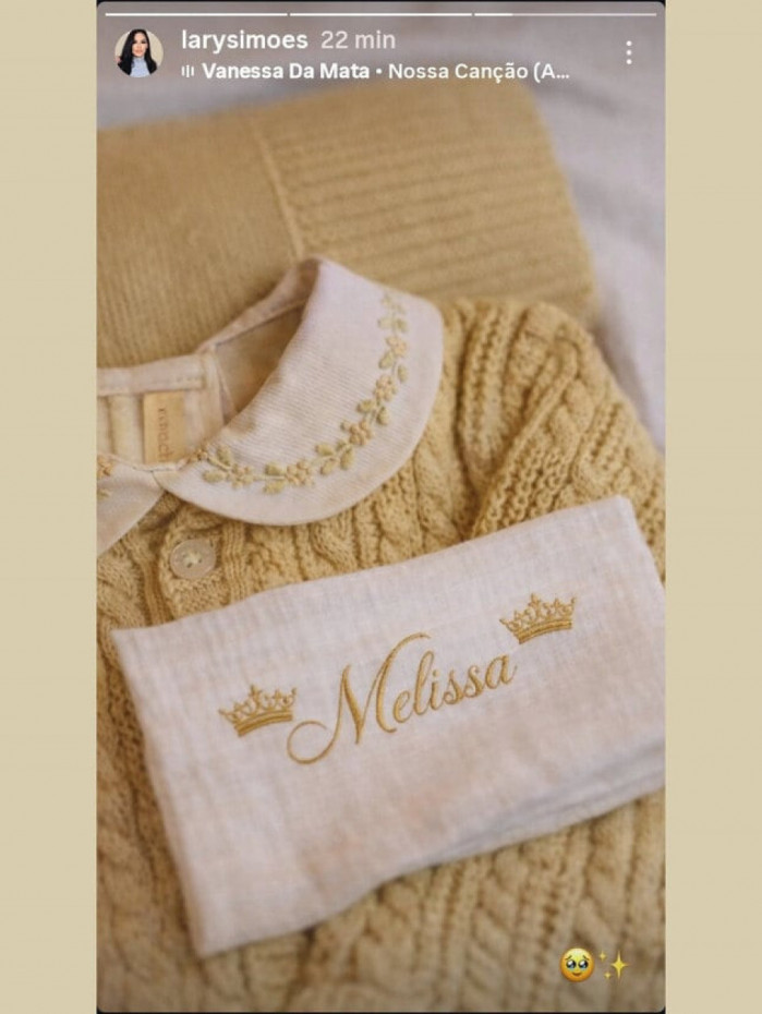 Larissa Sim&otilde;es, influenciadora que atribui gravidez a Depay, anuncia sexo do beb&ecirc;