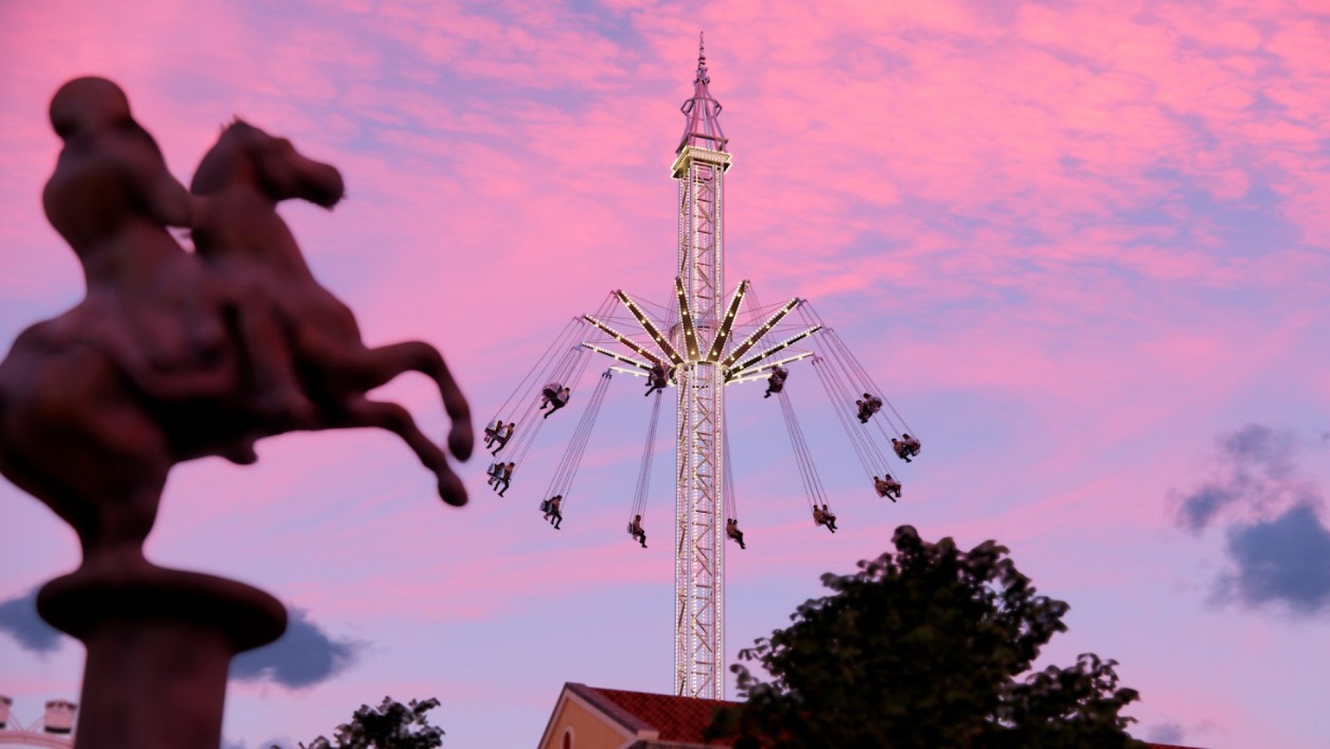 Nova atra&ccedil;&atilde;o radical do Hopi Hari promete unir adrenalina e vista panor&acirc;mica em Vinhedo (SP)