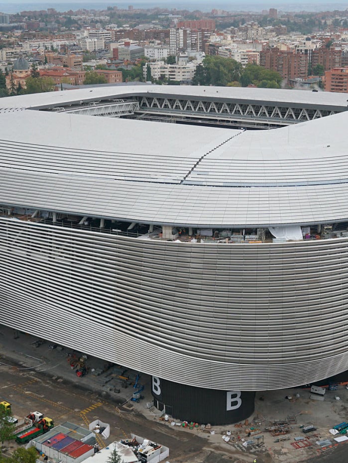 Estádio Bernabéu, casa do Real Madrid, da Espanha