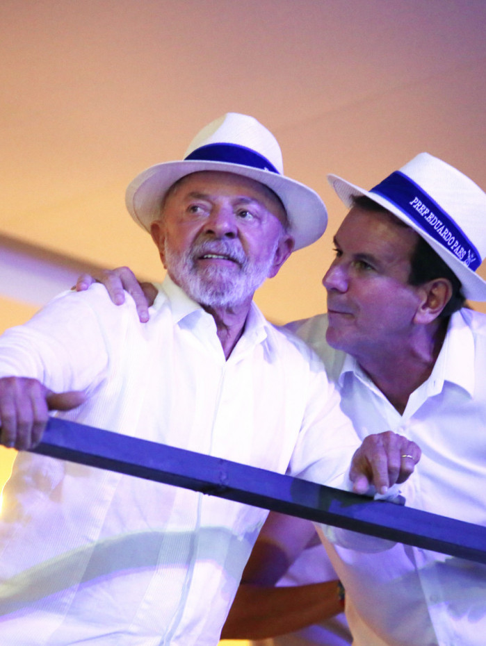 Lula estava com Eduardo Paes