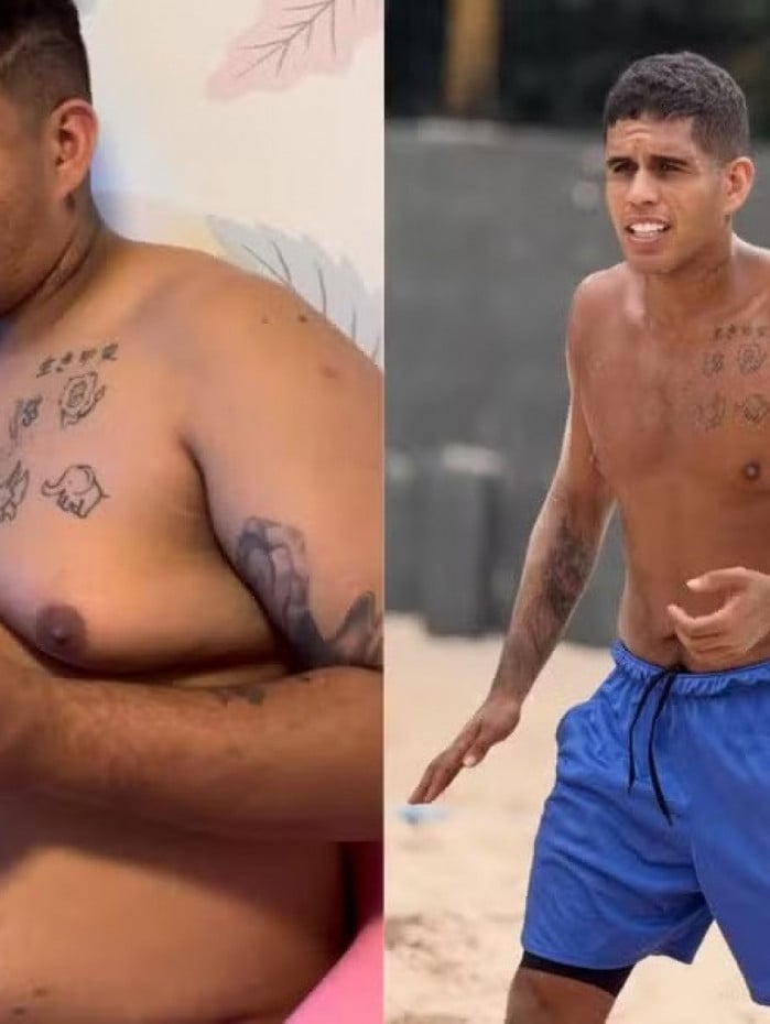 Gaab responde cr&iacute;ticas sobre emagrecimento e confirma uso de medicamento