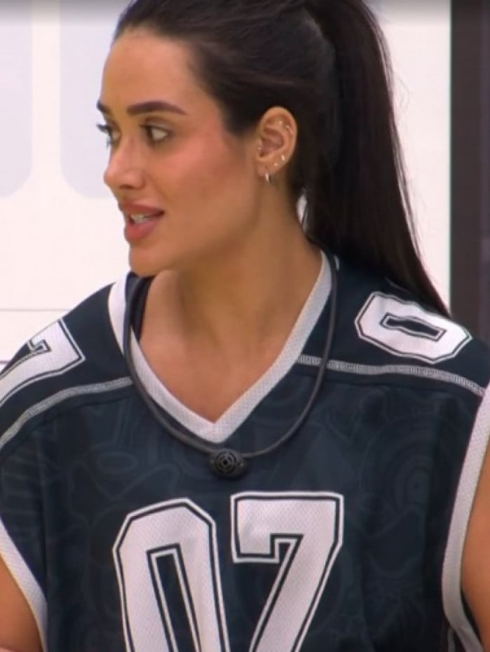 Jordana durante a prova do l&iacute;der