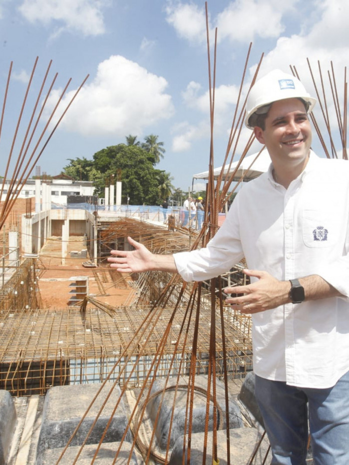 Prefeito Eduardo Cavaliere visita as obras do novo Terminal BRT Bairro Imperial Santa Cruz