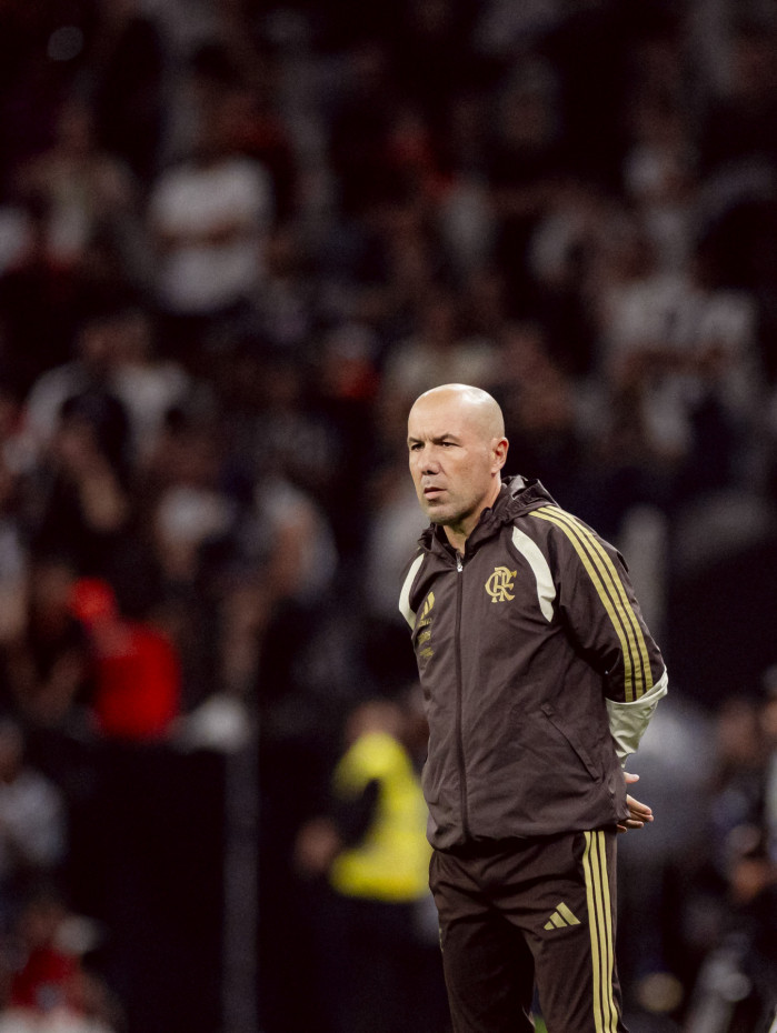 Leonardo Jardim no jogo entre Corinthians e Flamengo