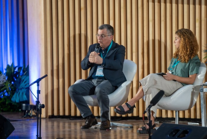 &Eacute;dison Carlos, presidente do Instituto Aegea, tamb&eacute;m falou no semin&aacute;rio