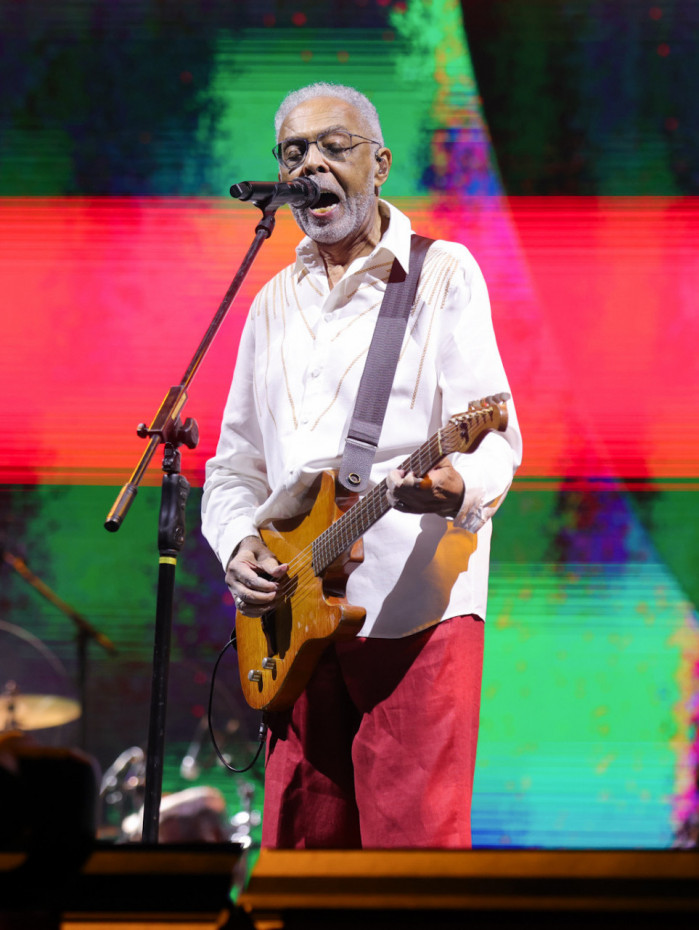 Gilberto Gil no encerramento da turn&ecirc; Tempo Rei