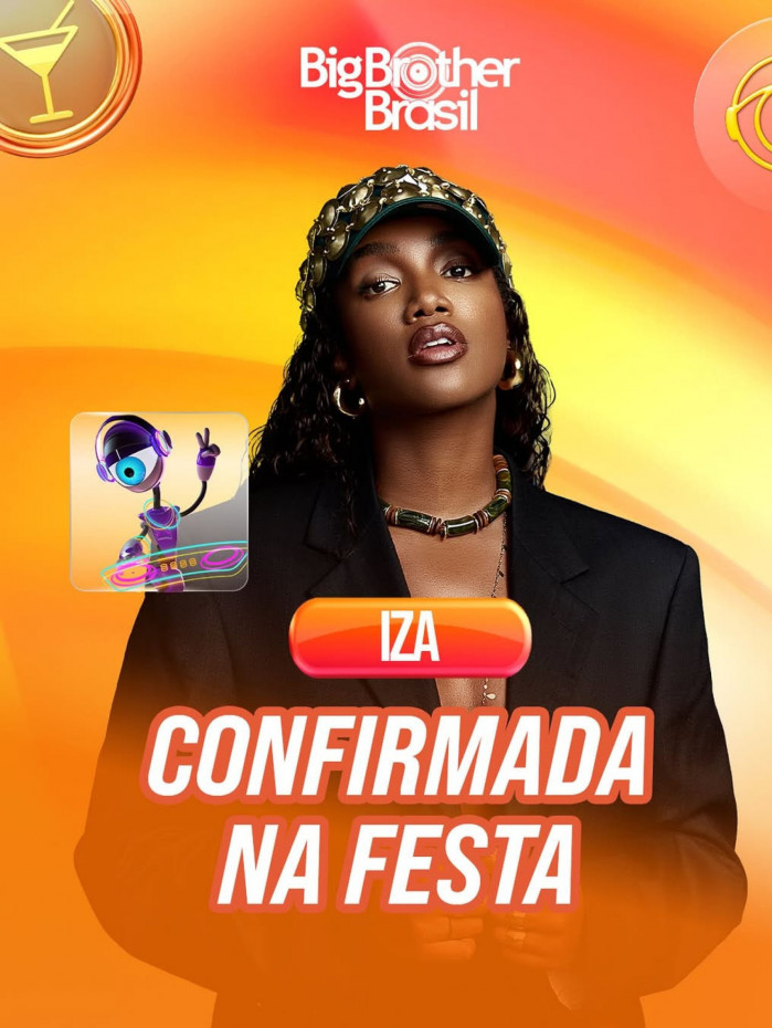 Iza vai agitar festa do 'BBB 26' neste s&aacute;bado