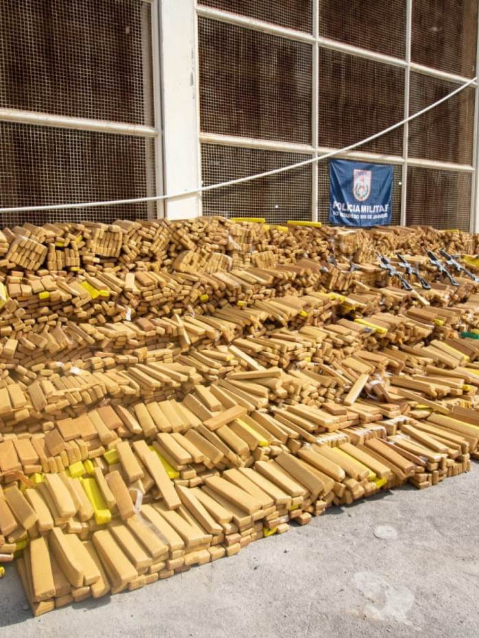 Cerca de 48 toneladas de maconha foram apreendidas pelo BAC na Mar&eacute;
