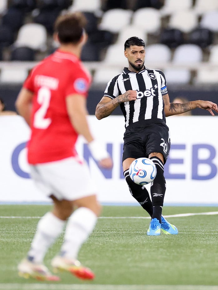 Barboza, pilar da defesa do Bota, n&atilde;o compremteu no gol sofrido