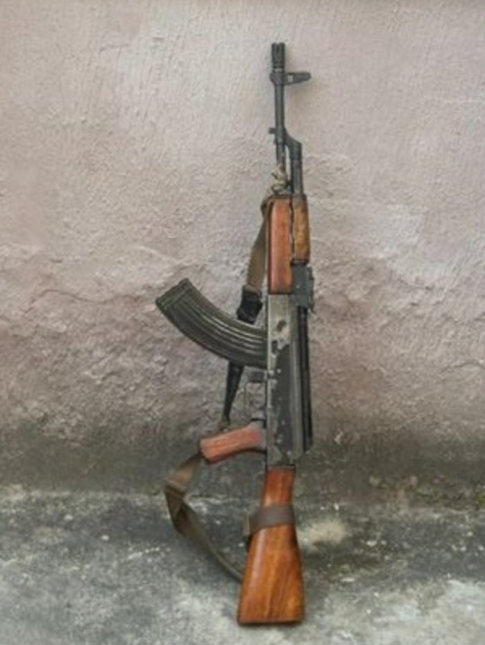 Fuzil recolhido pelos agentes do 
18&ordm; BPM (Freguesia)
