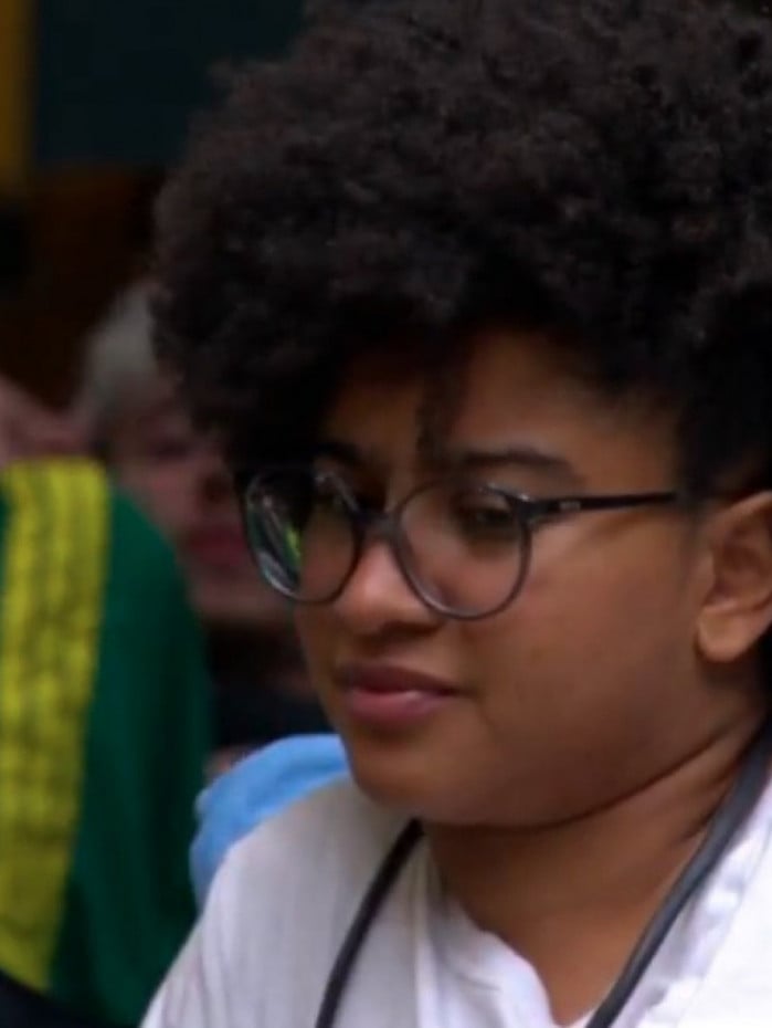 Milena em conversa com Ana Paula e Juliano