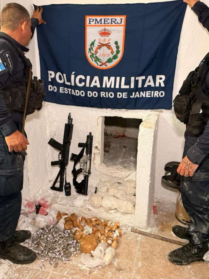 Bunker estava escondido por uma parece falsa