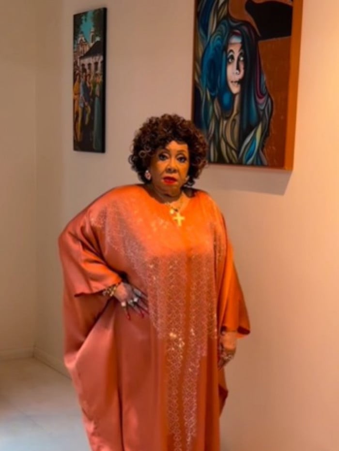 Alcione em novo v&iacute;deo no Instagram