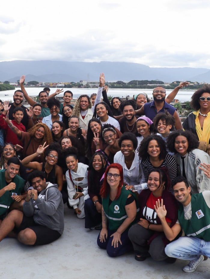 Visita ao Dique da Vila Gilda, em Santos