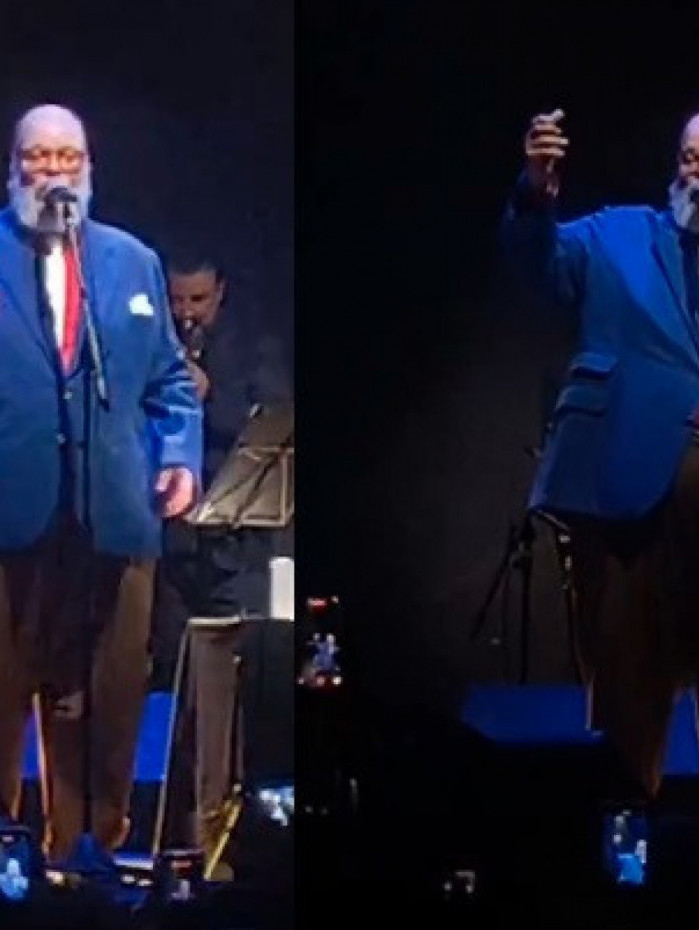 Ed Motta durante show no Circo Voador