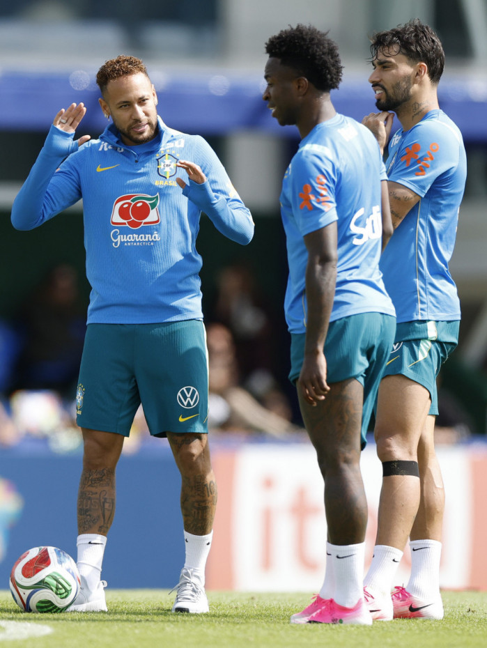 Neymar, Vini Jr. e Paquetá
