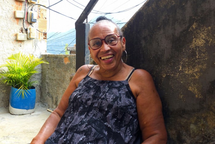 Maria de Lourdes, de 70 anos, moradora do Morro da Formiga
