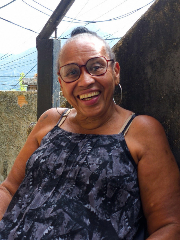 Maria de Lourdes, de 70 anos, moradora do Morro da Formiga
