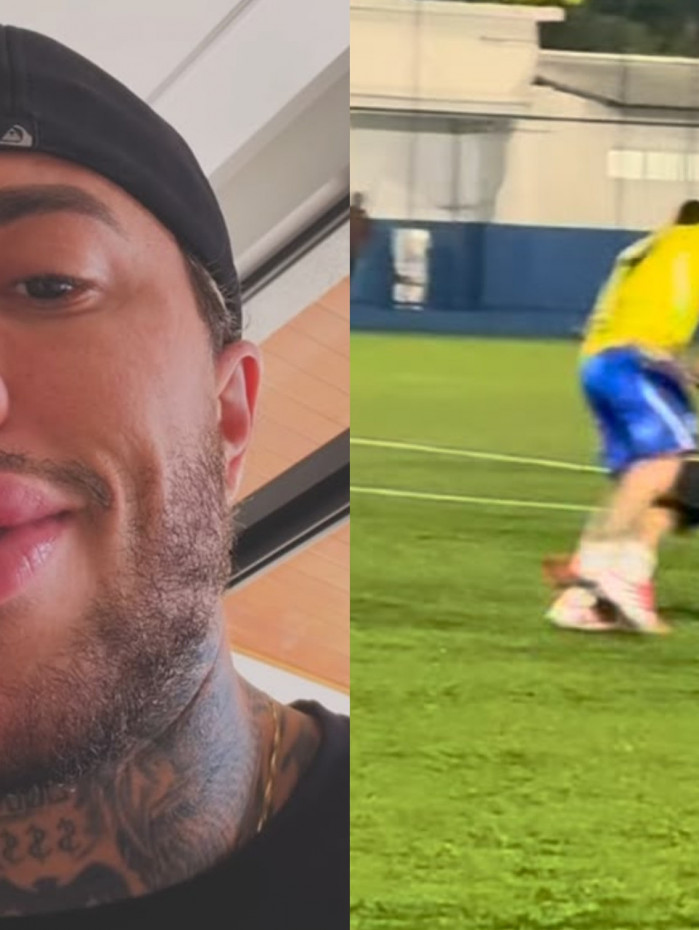 MC Daniel desabafa ao levar cotovelada na boca em jogo beneficente
