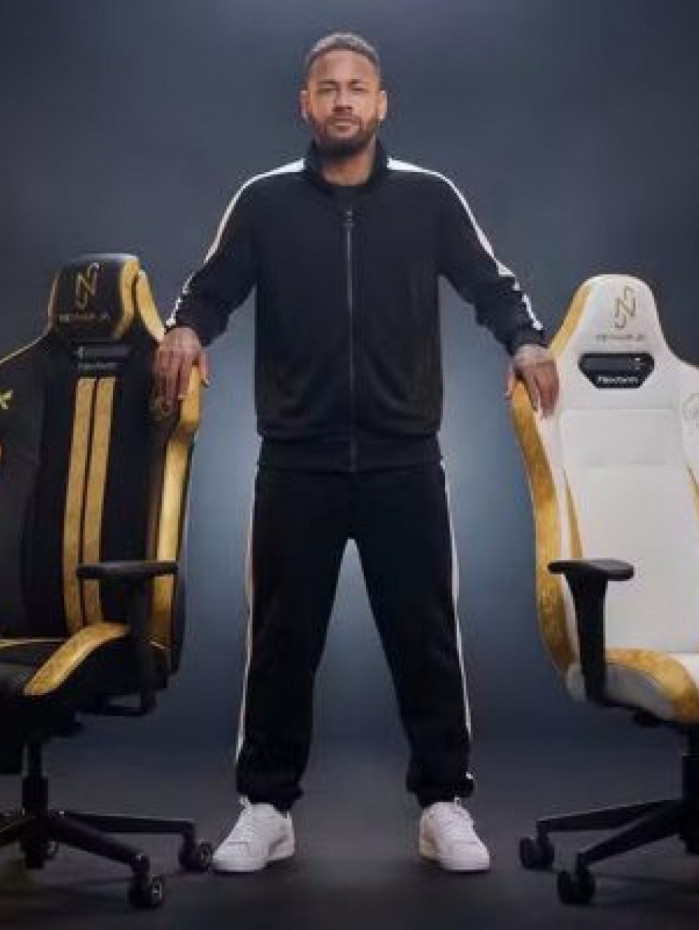 Neymar lan&ccedil;a linha pr&oacute;pria de cadeiras gamers &agrave;s v&eacute;speras de Brasil x Marrocos