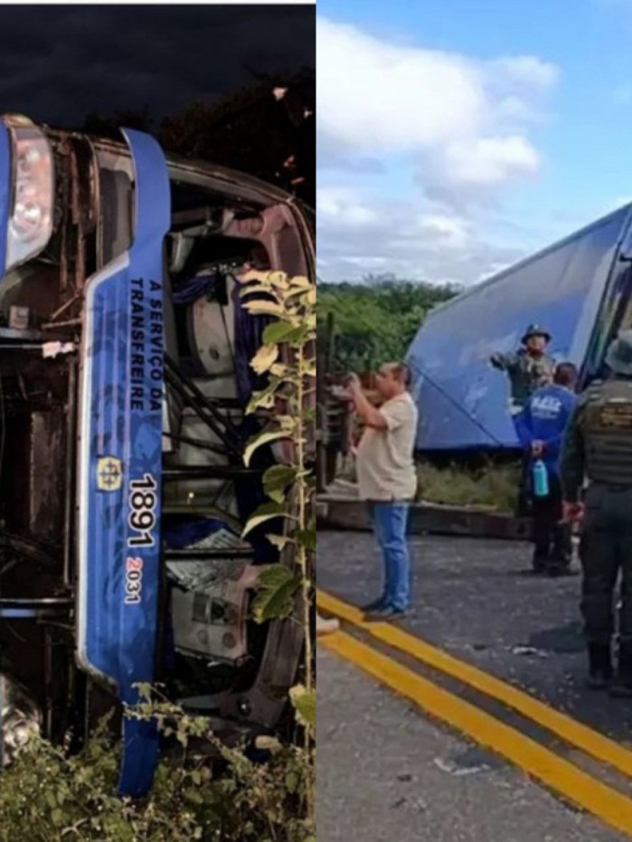 Pelo menos trinta passageiros ficaram feridos
