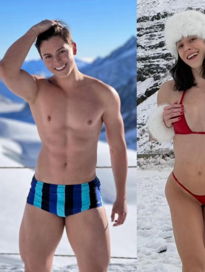 Bella Longuinho compara fotos antes e depois da transi&ccedil;&atilde;o e impressiona seguidores