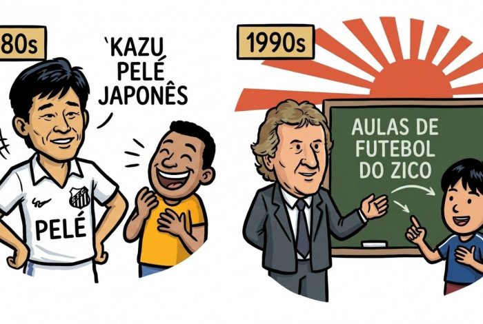 Kazu, Zico e a evolu&ccedil;&atilde;o do futebol japon&ecirc;s