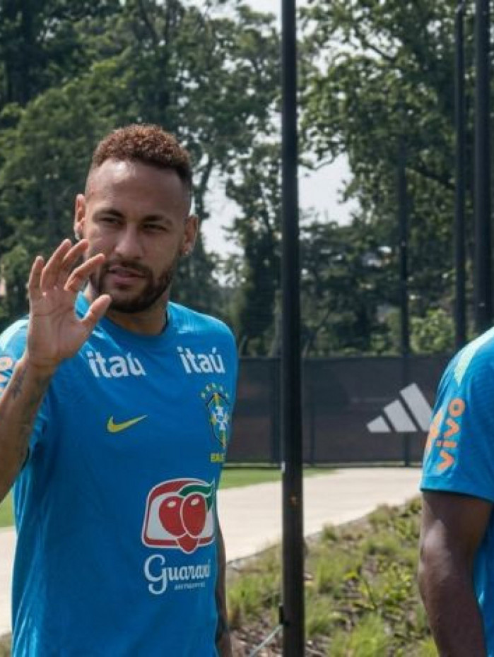 Neymar volta a provocar Joachim Klement em treino da Sele&ccedil;&atilde;o