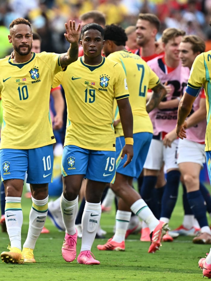 Neymar, Endrick e Marquinhos
