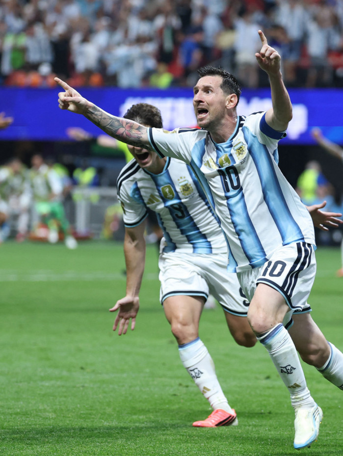 Messi marcou na vit&oacute;ria da Argentina sobre o Egito por 3 a 2