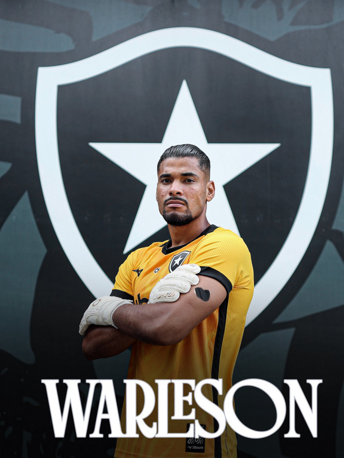 Botafogo anunciou a contrata&ccedil;&atilde;o de Warleson