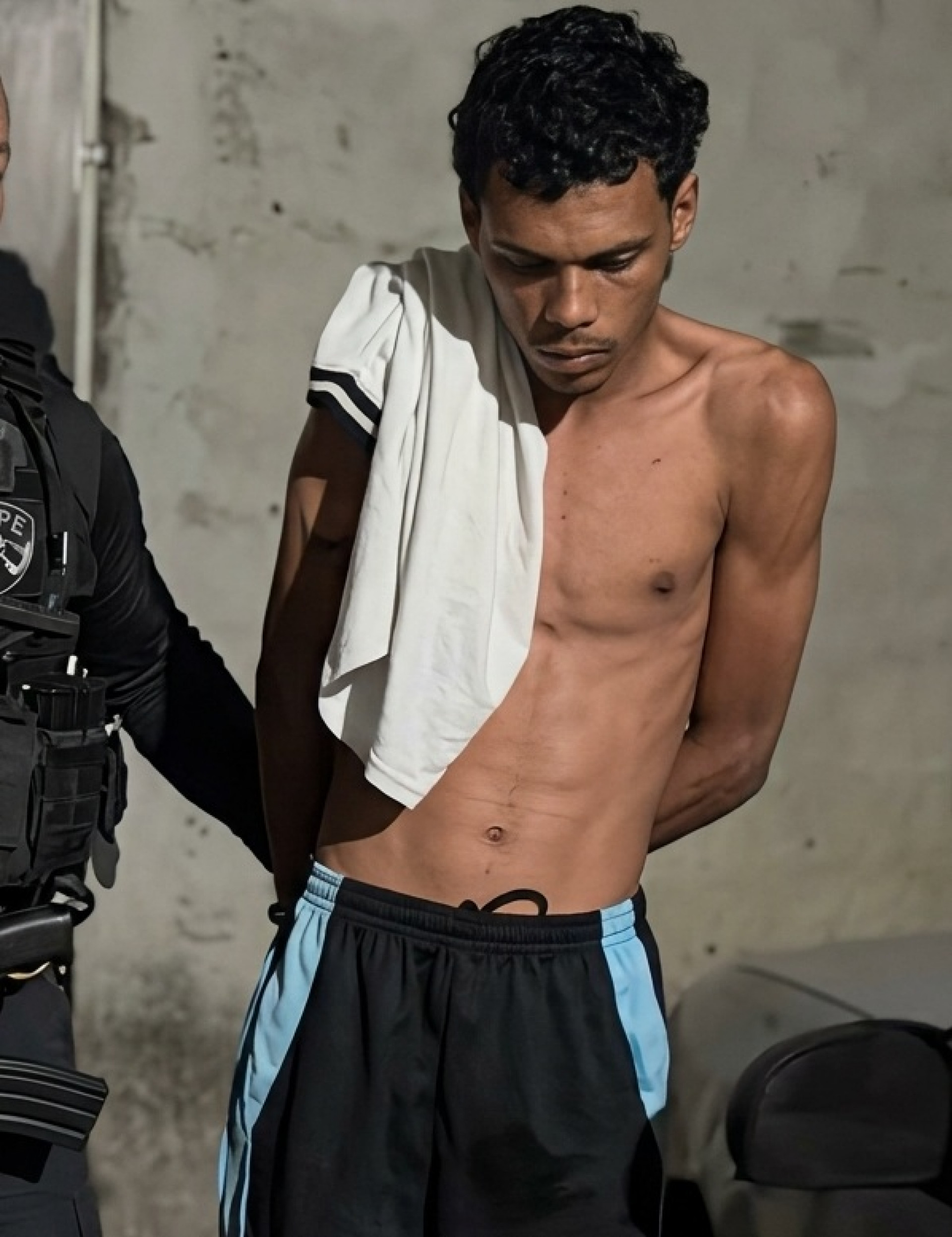 Um dos suspeitos presos na ação