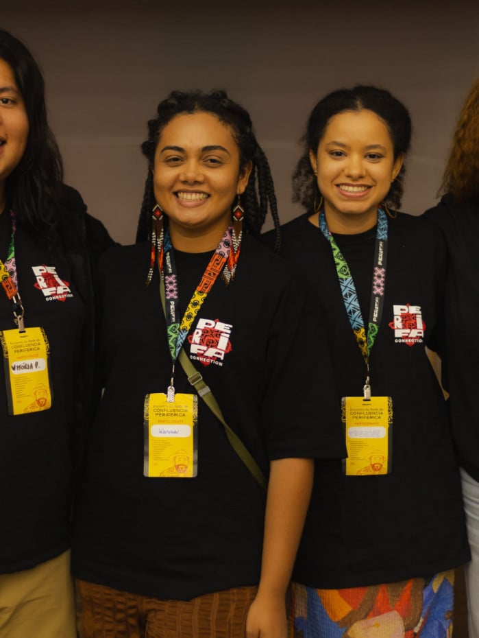 Vit&oacute;ria, Karina, Thuane e J&uacute; do Coroadinho (da esquerda para a direita)