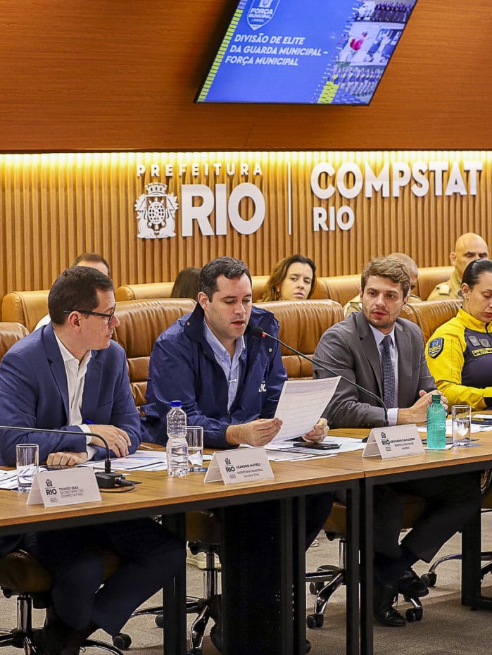 Reuni&atilde;o do CompStat Rio apresenta dados da For&ccedil;a Municipal