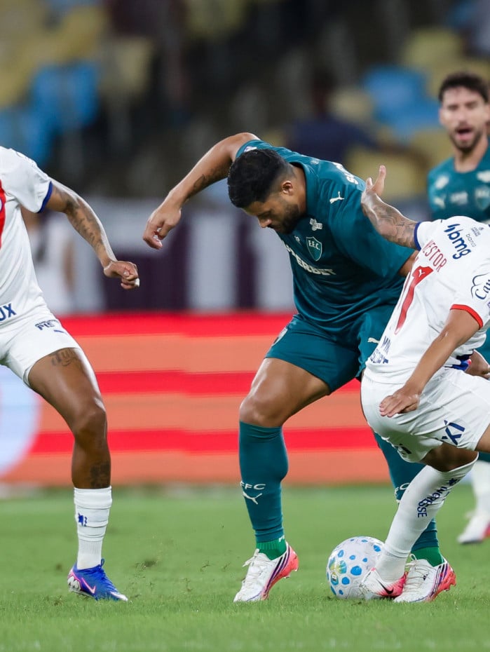 Lance do jogo entre Fluminense e Bahia