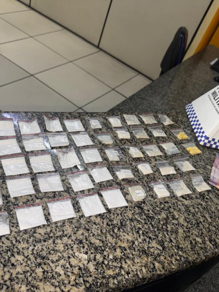 O investigado foi capturado em flagrante com a carga de drogas