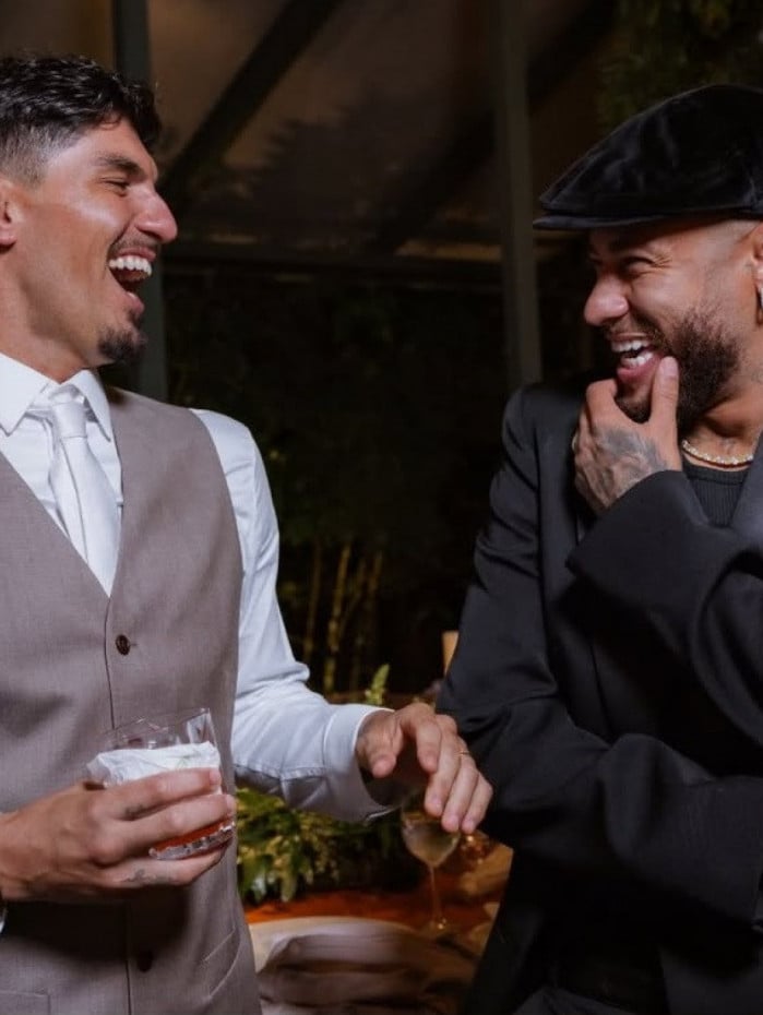Neymar conta que Gabriel Medina esqueceu de lhe enviar a paleta de cores do casamento